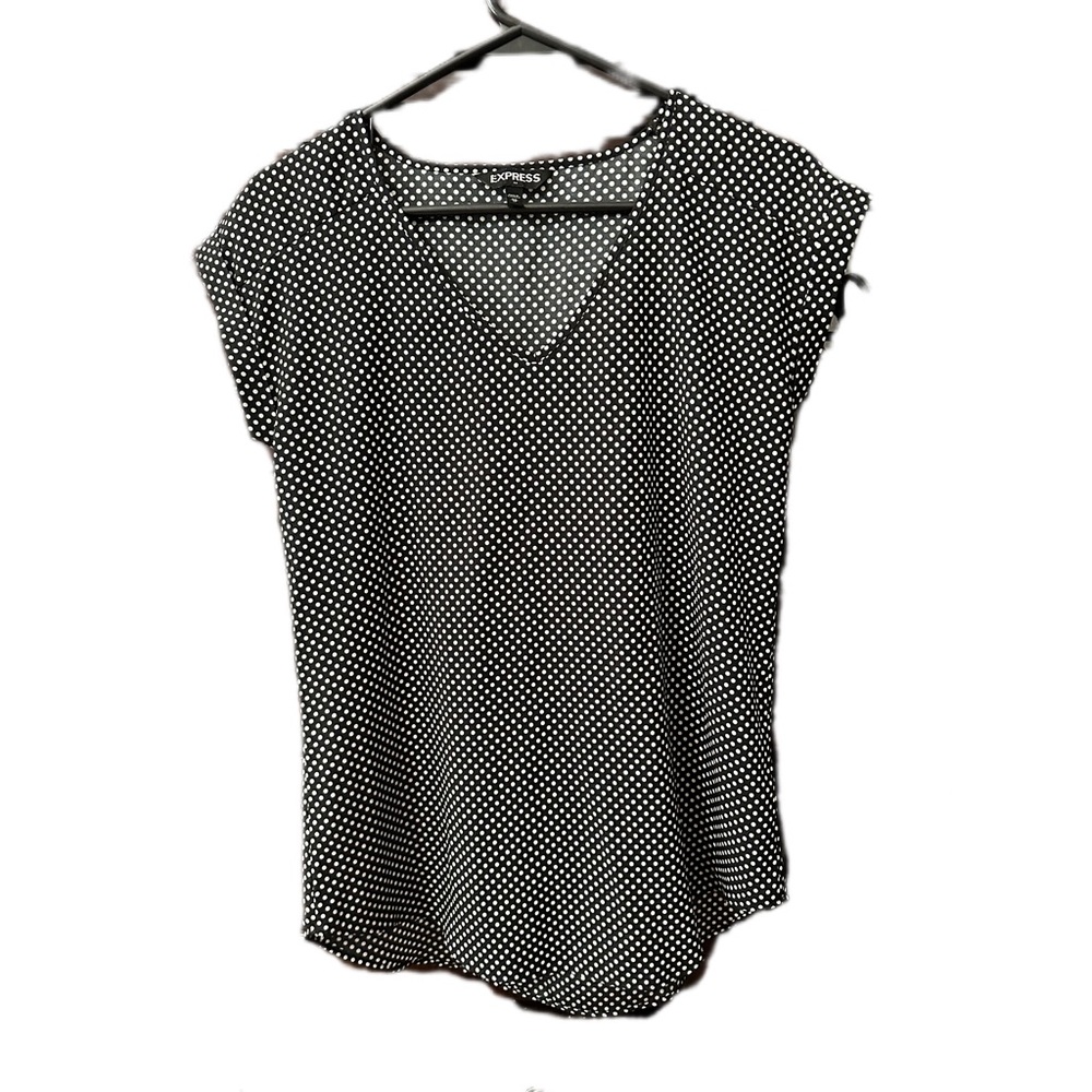 Express XS Black with White Polka Dots